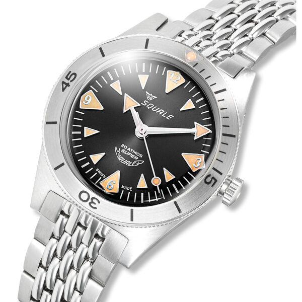 Squale Super-Squale Big Arrows Black SUPERSSABK.AC Otomatik Erkek Kol Saati