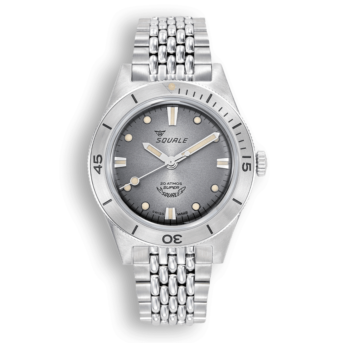 Squale Super-Squale Sunray Grey SUPERSSG.AC Otomatik Erkek Kol Saati