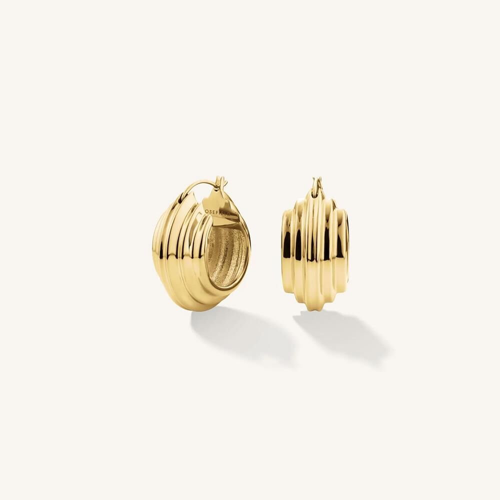 ROSEFIELD JELCG-J799 Chunky Hoops Çelik Küpe