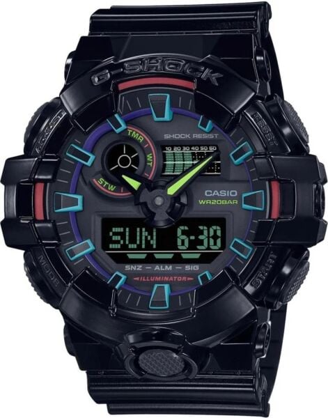 CASIO G-SHOCK GA-700RGB-1ADR KOL SAATİ
