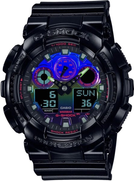 CASIO G-SHOCK GA-100RGB-1ADR KOL SAATİ