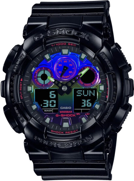 CASIO G-SHOCK GA-100RGB-1ADR KOL SAATİ