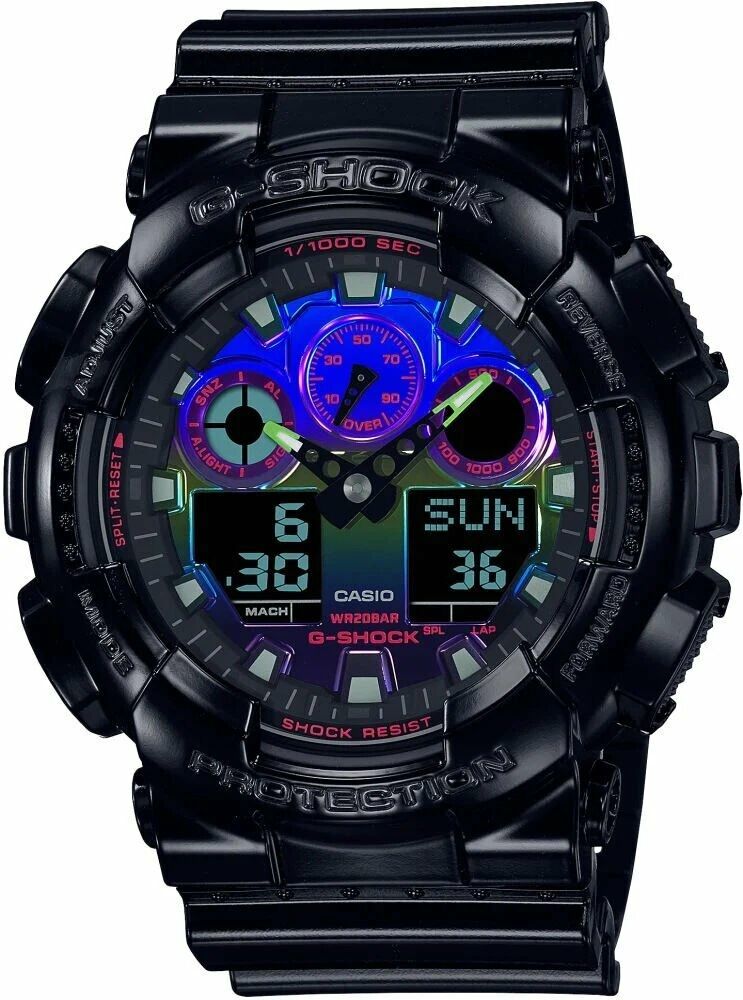 CASIO G-SHOCK GA-100RGB-1ADR KOL SAATİ