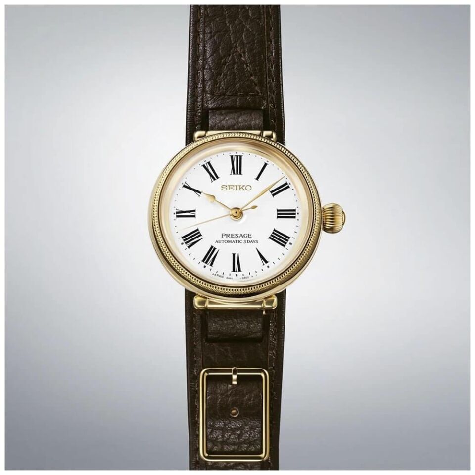 Seiko Presage Classic Enamel 145th Anniversary Limited Edition SPB538J1 Kol Saati